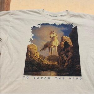 To catch the wind Rare native American vintage 90s tee